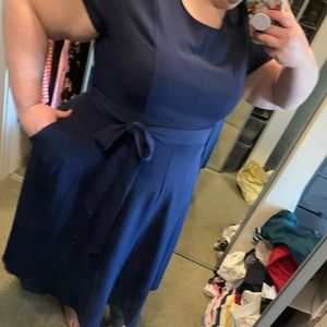 Lane Bryant Navy Lena Dress